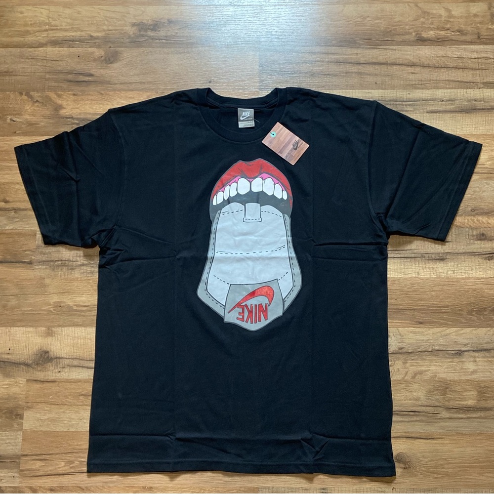 2008 Nike Shoe Tongue Short Sleeve